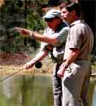 Stalking a rising trout